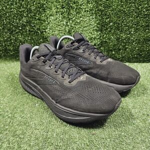 Brooks Ghost 17 Triple Black Athletic Running Sneakers Mens Size 13 EE